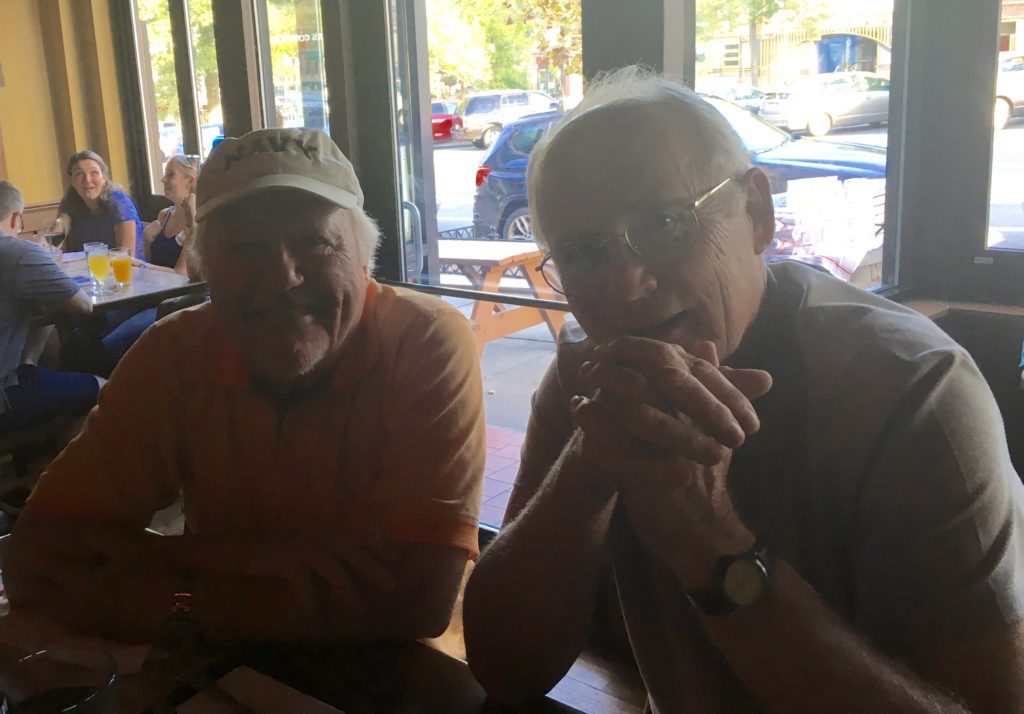 Me and Mike Reavey at The Publick House, where the Tam used to be.