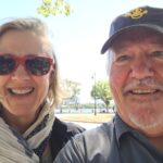 With friend Margaret Evans on the bank of the Charles at MIT.